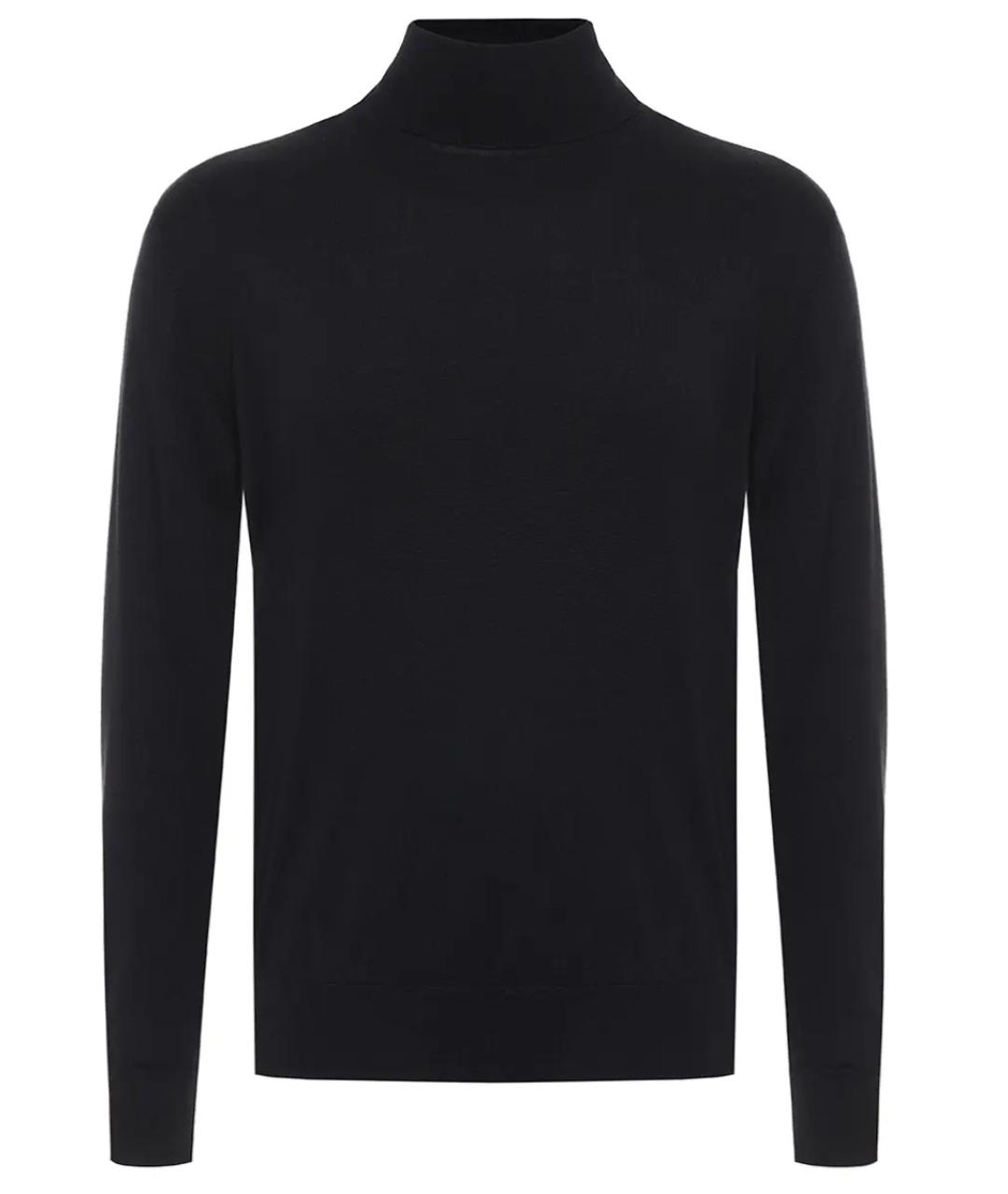 AGNONA Черная шерстяная водолазка, фото 1