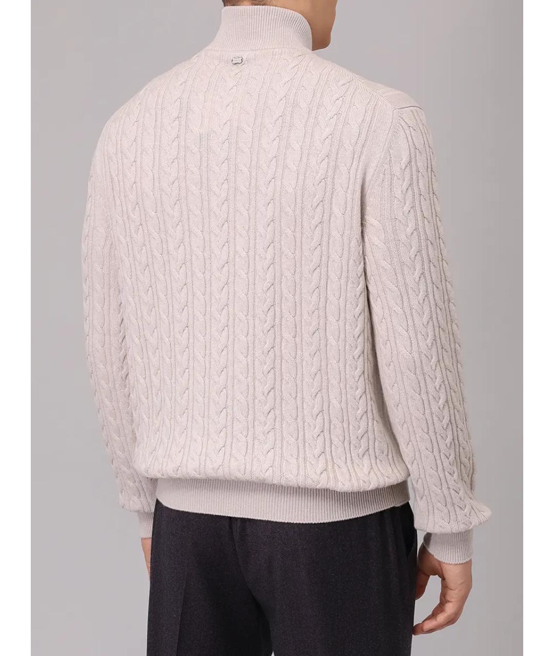 AGNONA Бежевый джемпер / свитер, фото 3