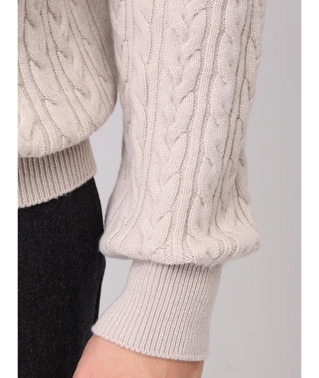 AGNONA Бежевый джемпер / свитер, фото 5