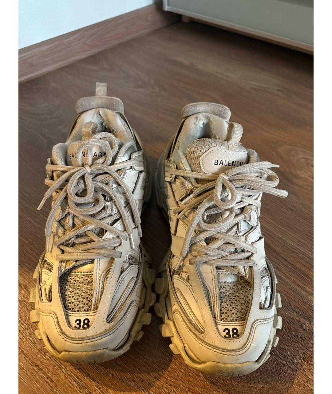 BALENCIAGA Белые синтетические кроссовки, фото 3