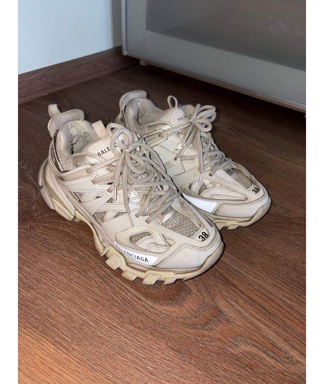 BALENCIAGA Белые синтетические кроссовки, фото 2