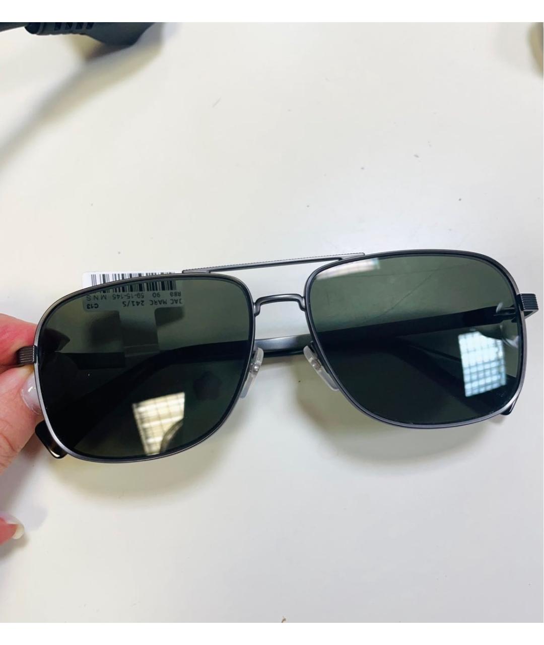 MARC JACOBS Зеленые металлические солнцезащитные очки, фото 3