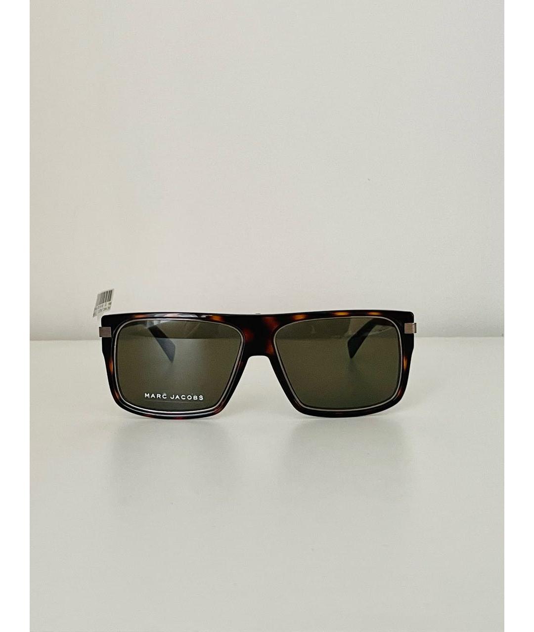 MARC JACOBS Коричневые пластиковые солнцезащитные очки, фото 5