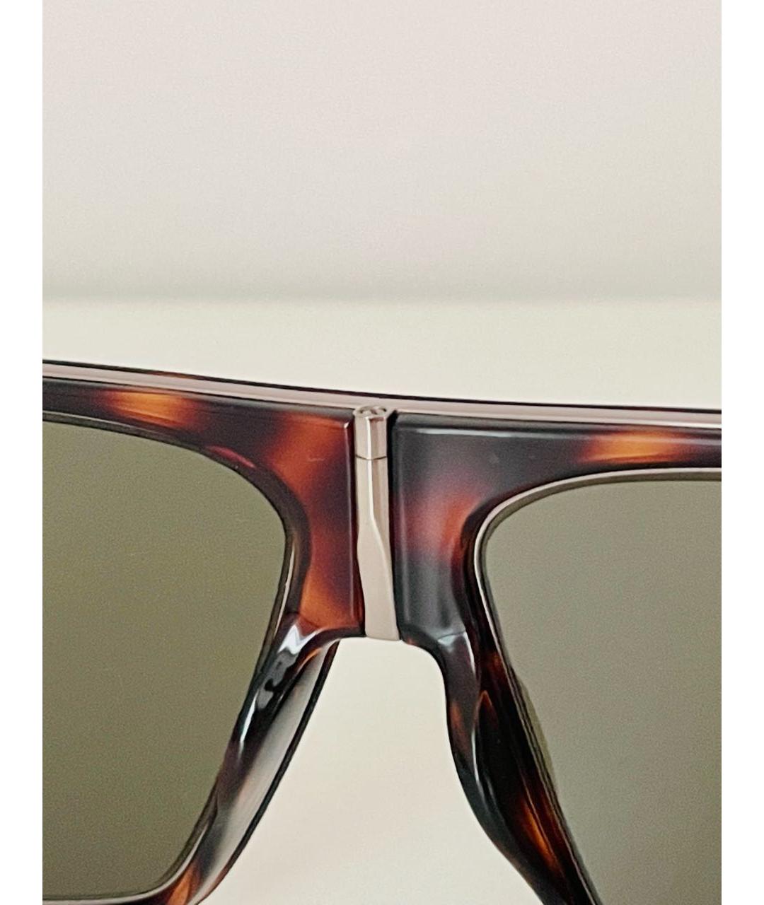 MARC JACOBS Коричневые пластиковые солнцезащитные очки, фото 8