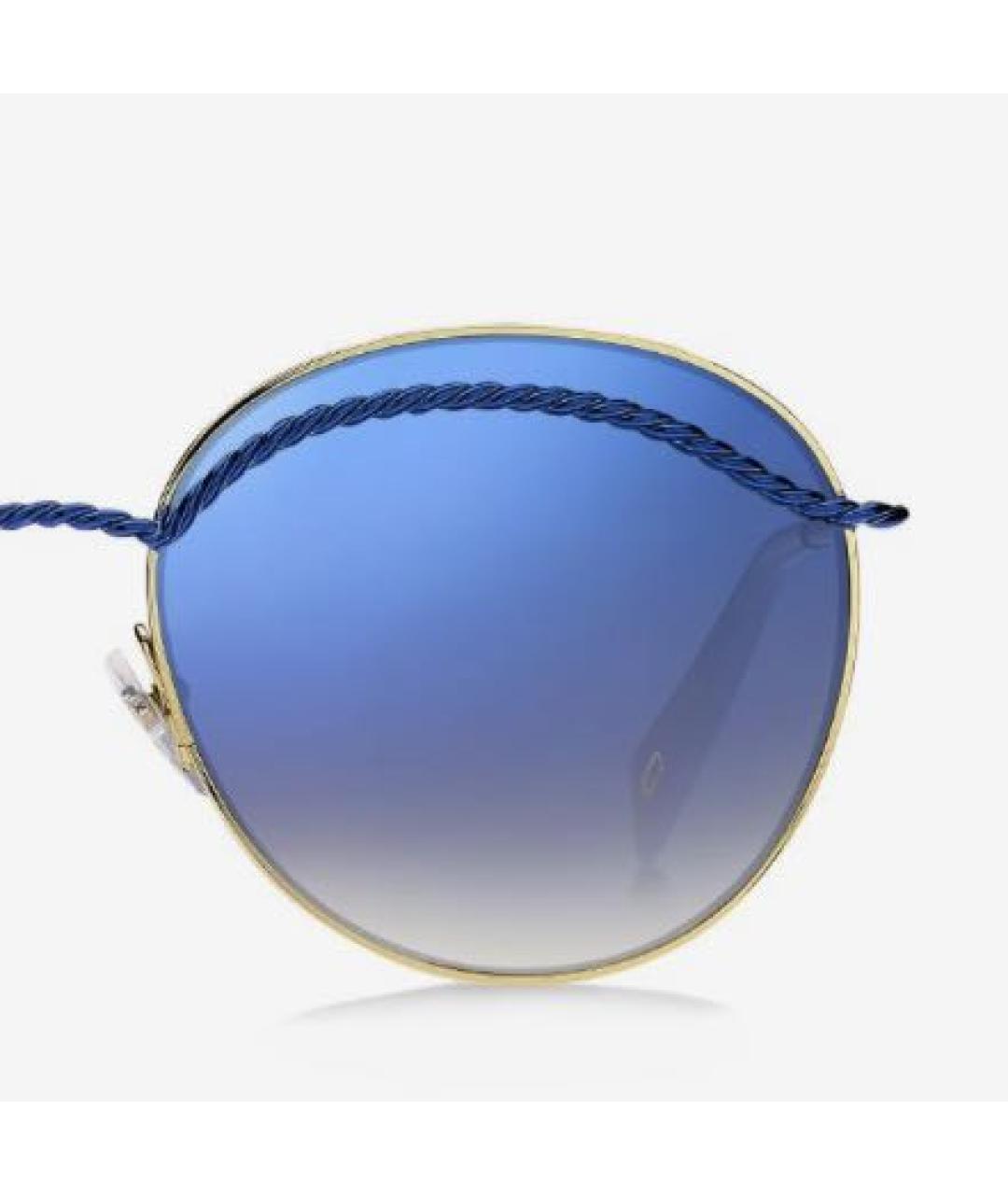 MARC JACOBS Синие металлические солнцезащитные очки, фото 3