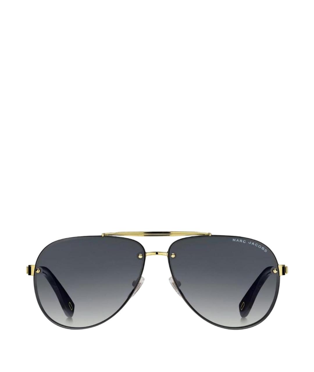 MARC BY MARC JACOBS Золотые металлические солнцезащитные очки, фото 1