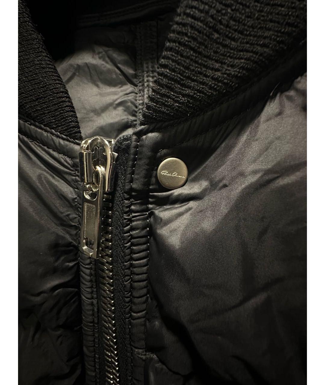 RICK OWENS Черный пуховик, фото 4