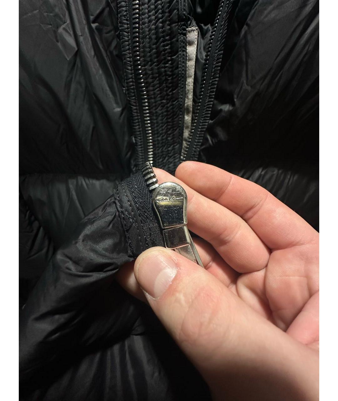 RICK OWENS Черный пуховик, фото 6