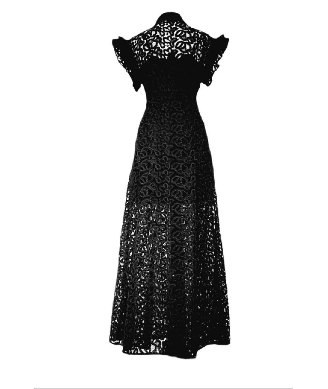 PINKO Черное полиэстеровое повседневное платье, фото 2