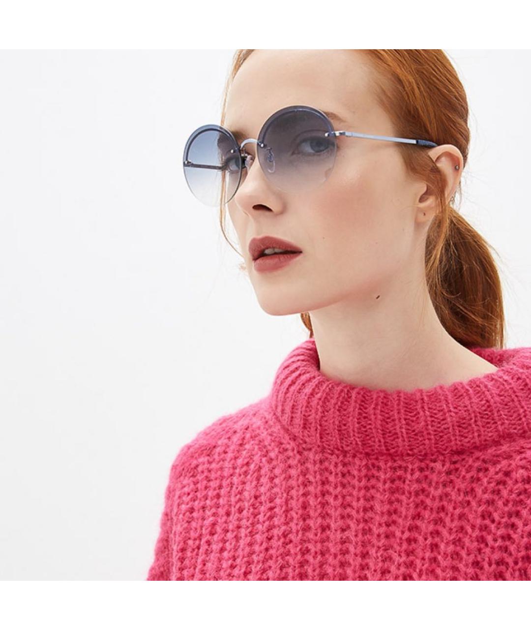 MARC JACOBS Синие металлические солнцезащитные очки, фото 7