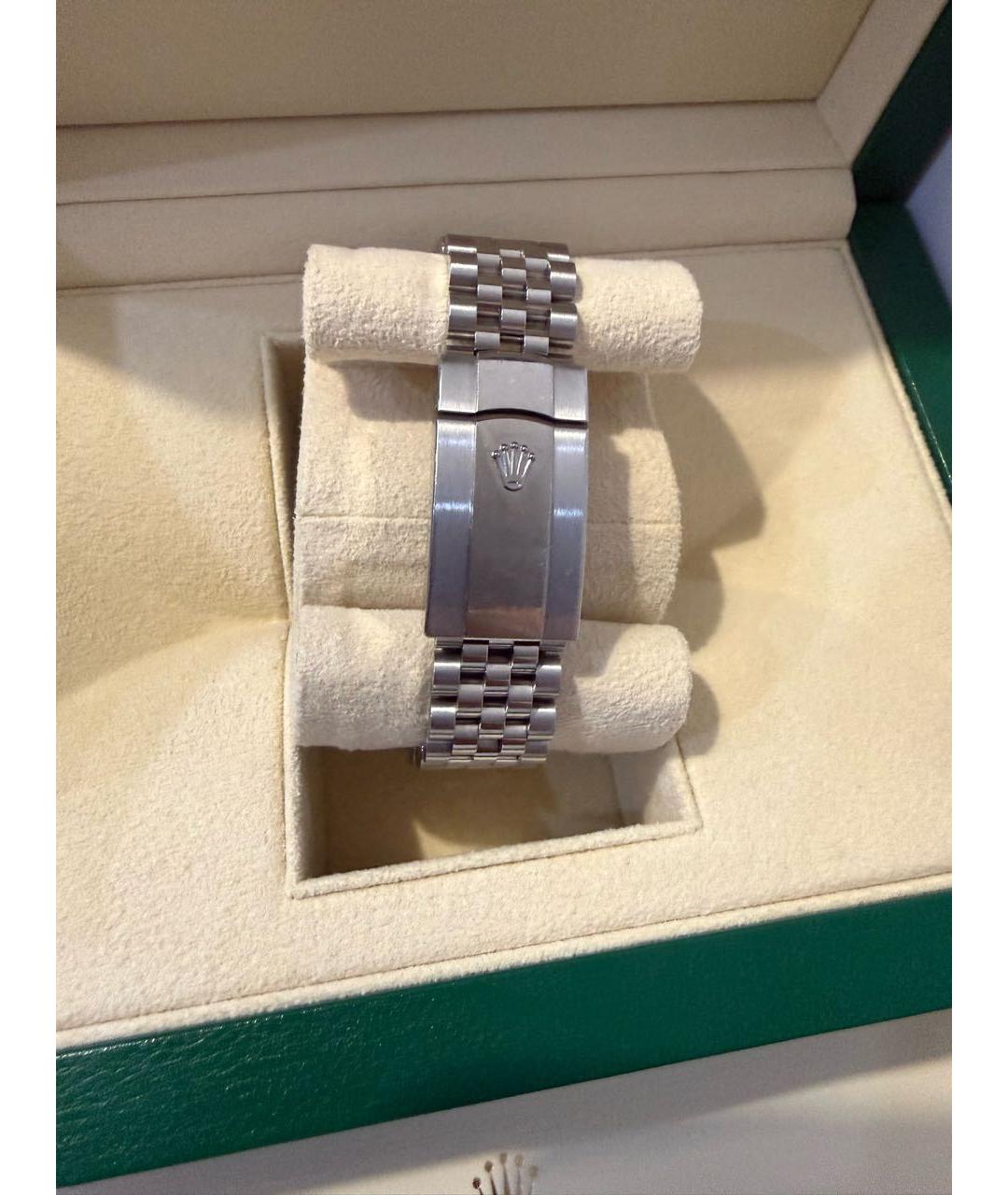 ROLEX Серебряные часы из белого золота, фото 4