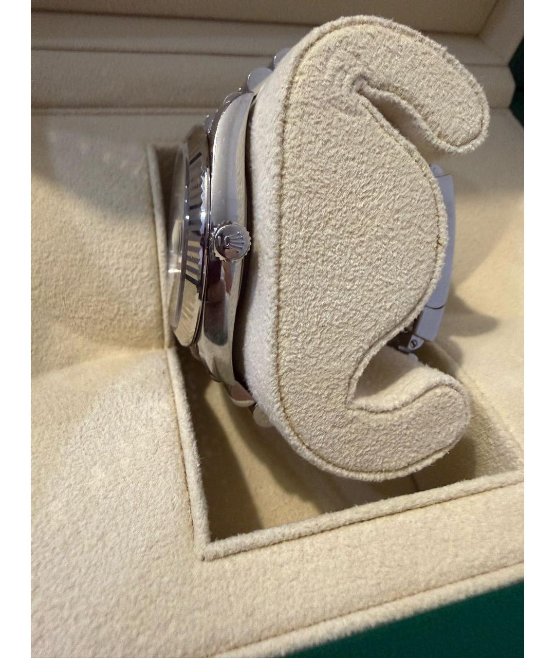 ROLEX Серебряные часы из белого золота, фото 5