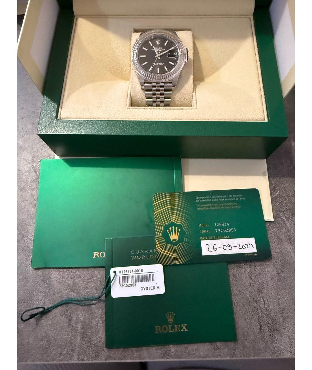 ROLEX Серебряные часы из белого золота, фото 3