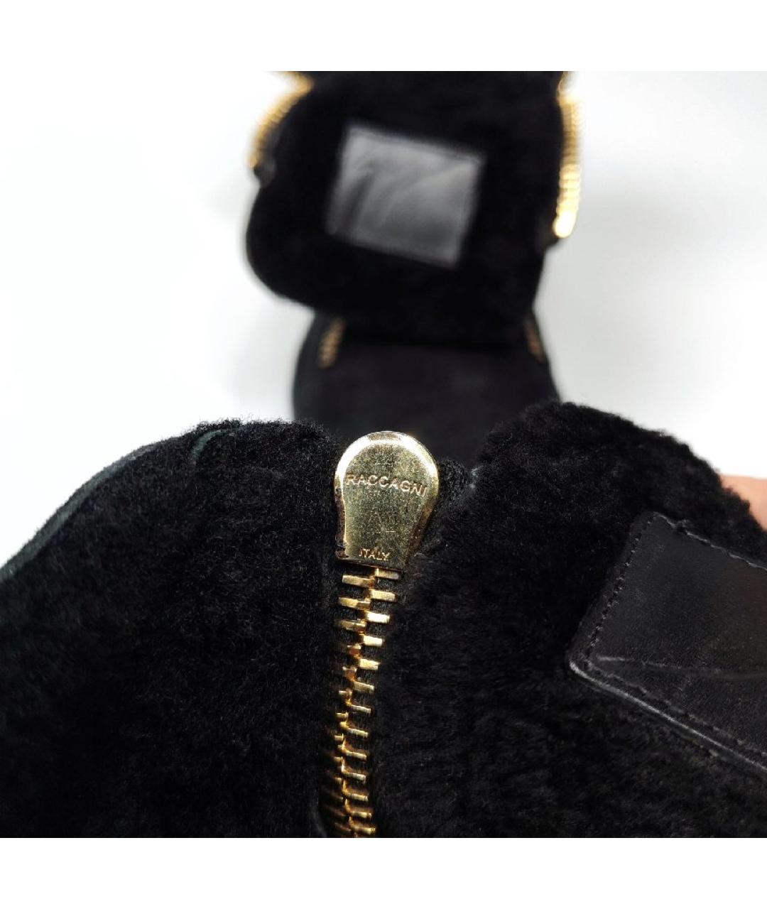 GIUSEPPE ZANOTTI DESIGN Черные замшевые ботинки, фото 7