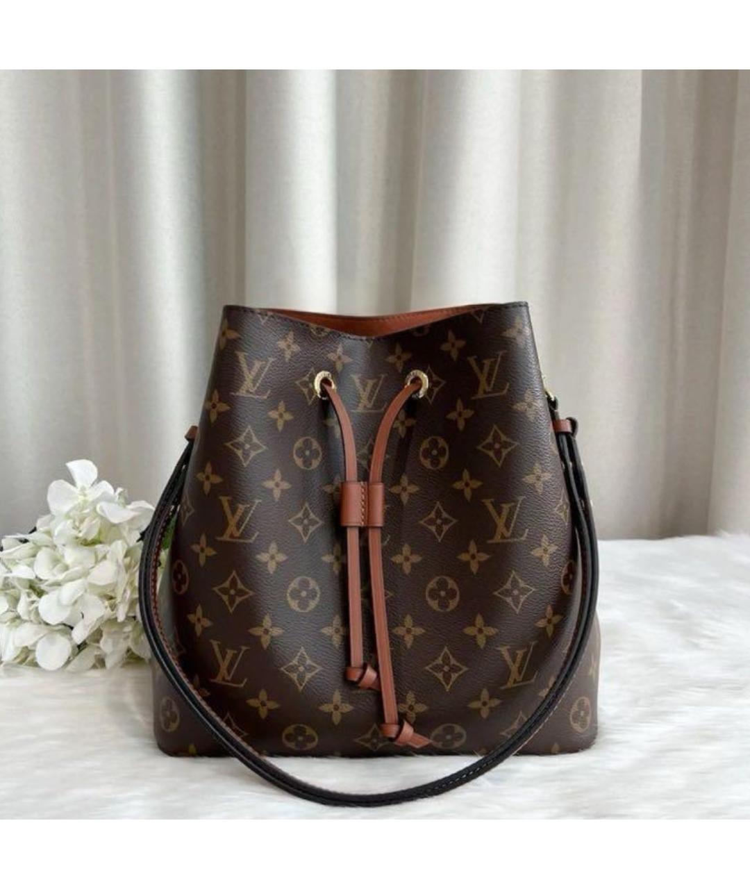 LOUIS VUITTON Коричневая сумка через плечо, фото 5