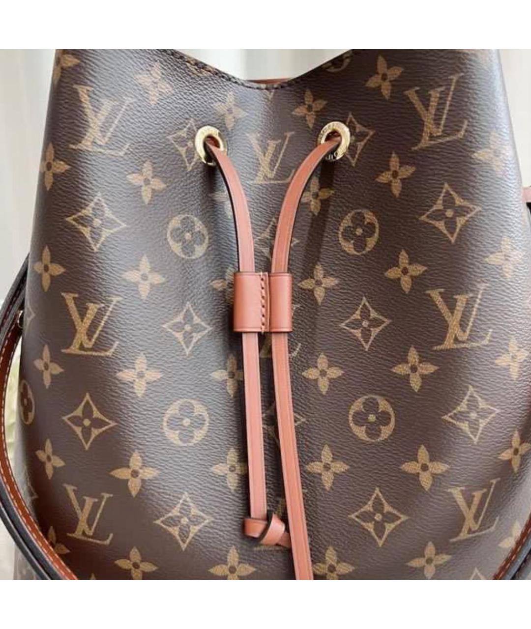 LOUIS VUITTON Коричневая сумка через плечо, фото 3