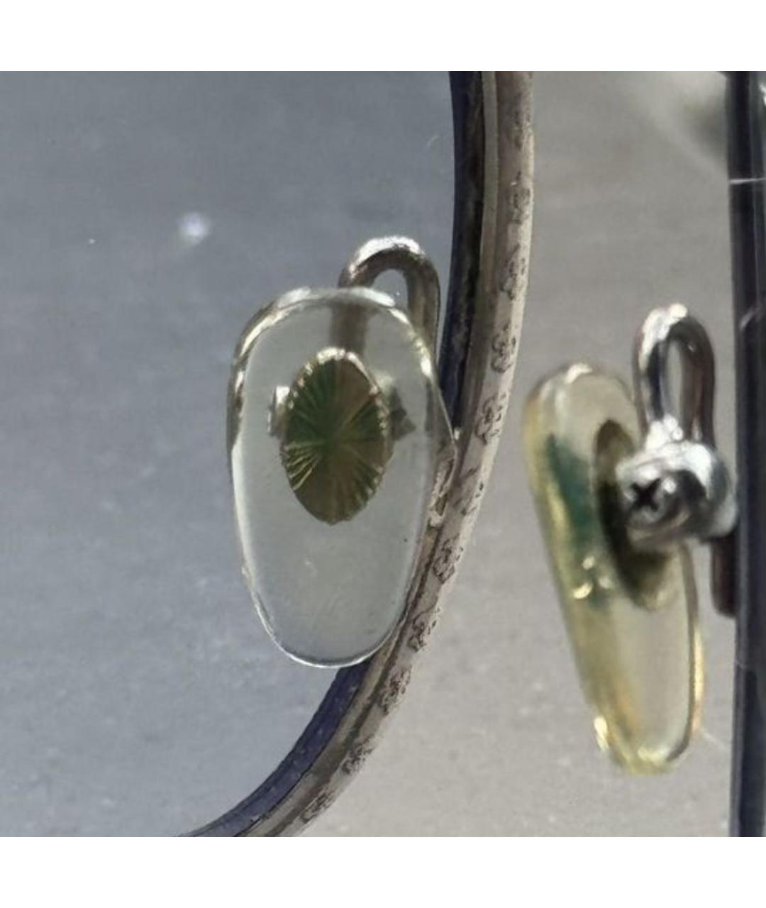 CHROME HEARTS Серебряные металлические солнцезащитные очки, фото 3