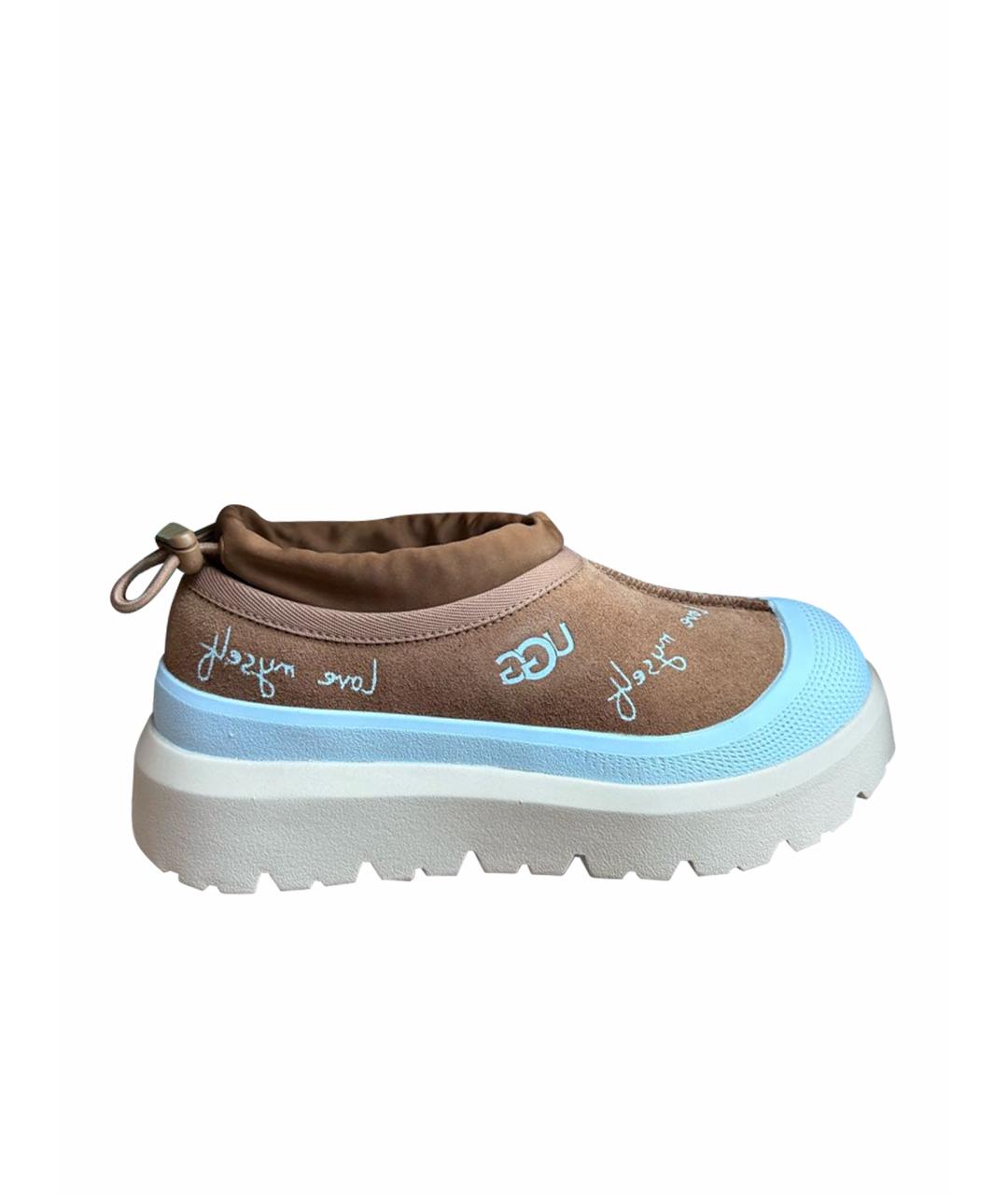 UGG AUSTRALIA Бежевые замшевые ботинки, фото 1