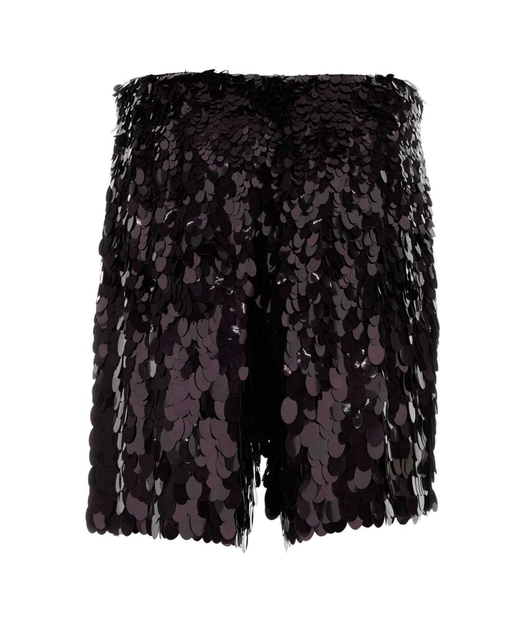 DRIES VAN NOTEN Фиолетовые вискозные шорты, фото 2