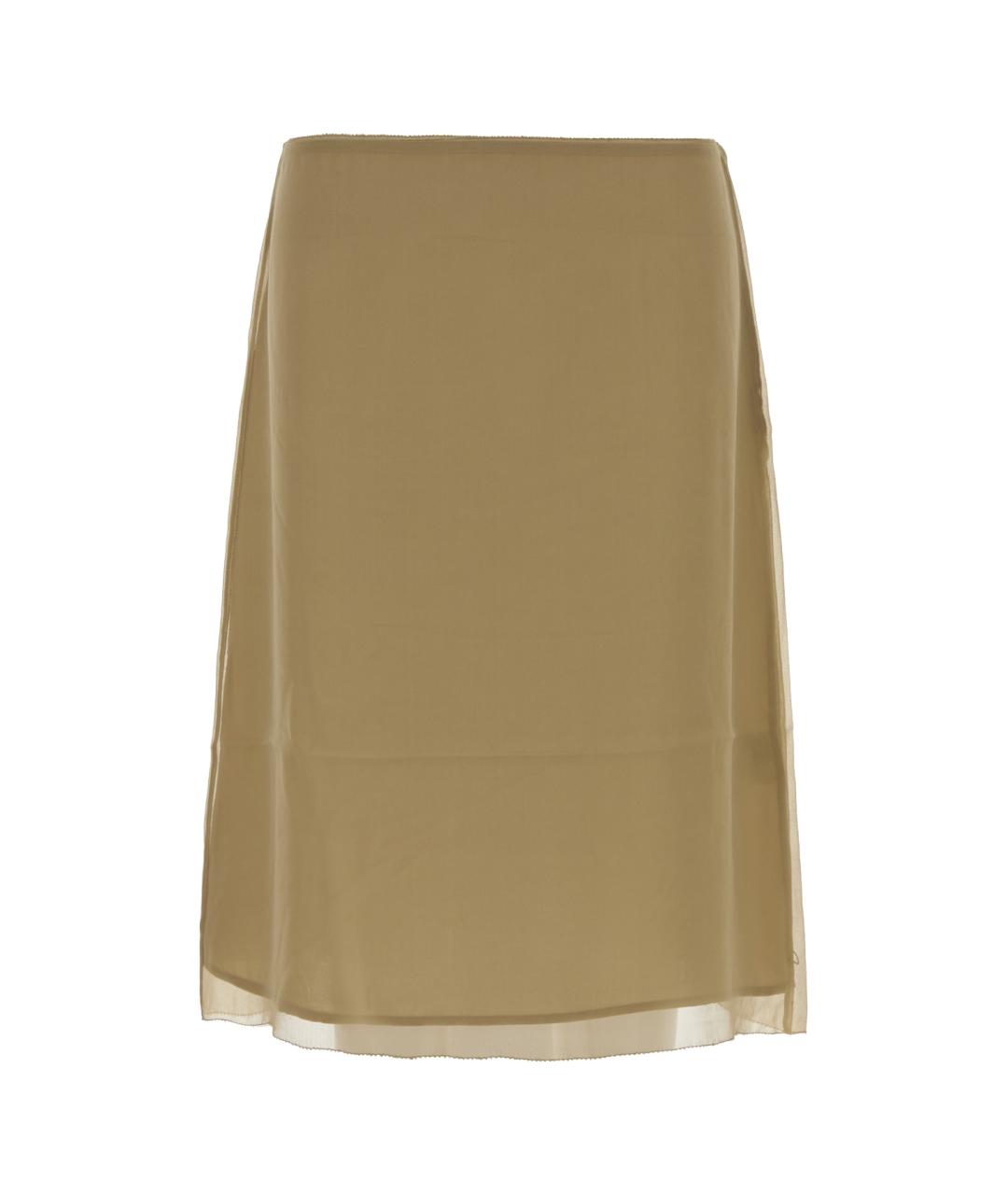 TOTEME Бежевая юбка миди, фото 1