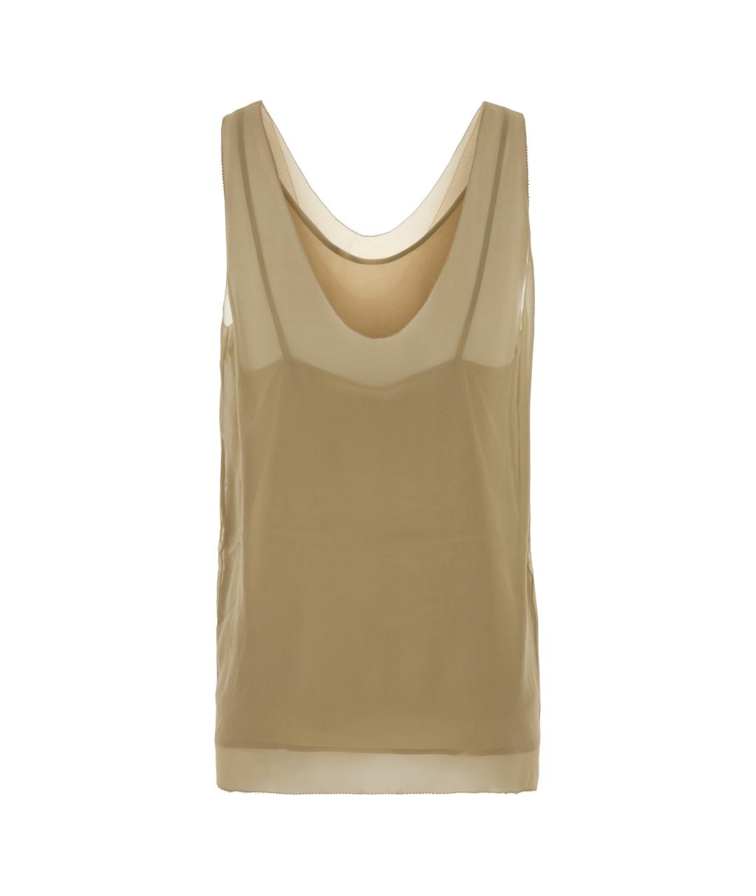 TOTEME Бежевая майка, фото 2