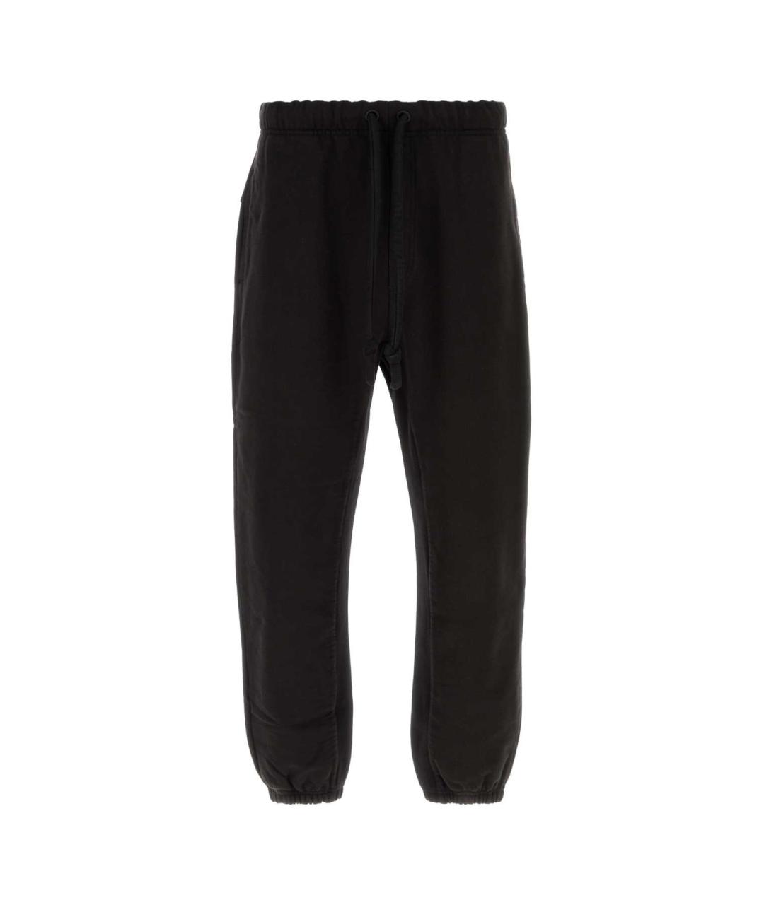 DOLCE&GABBANA Черные хлопковые повседневные брюки, фото 1