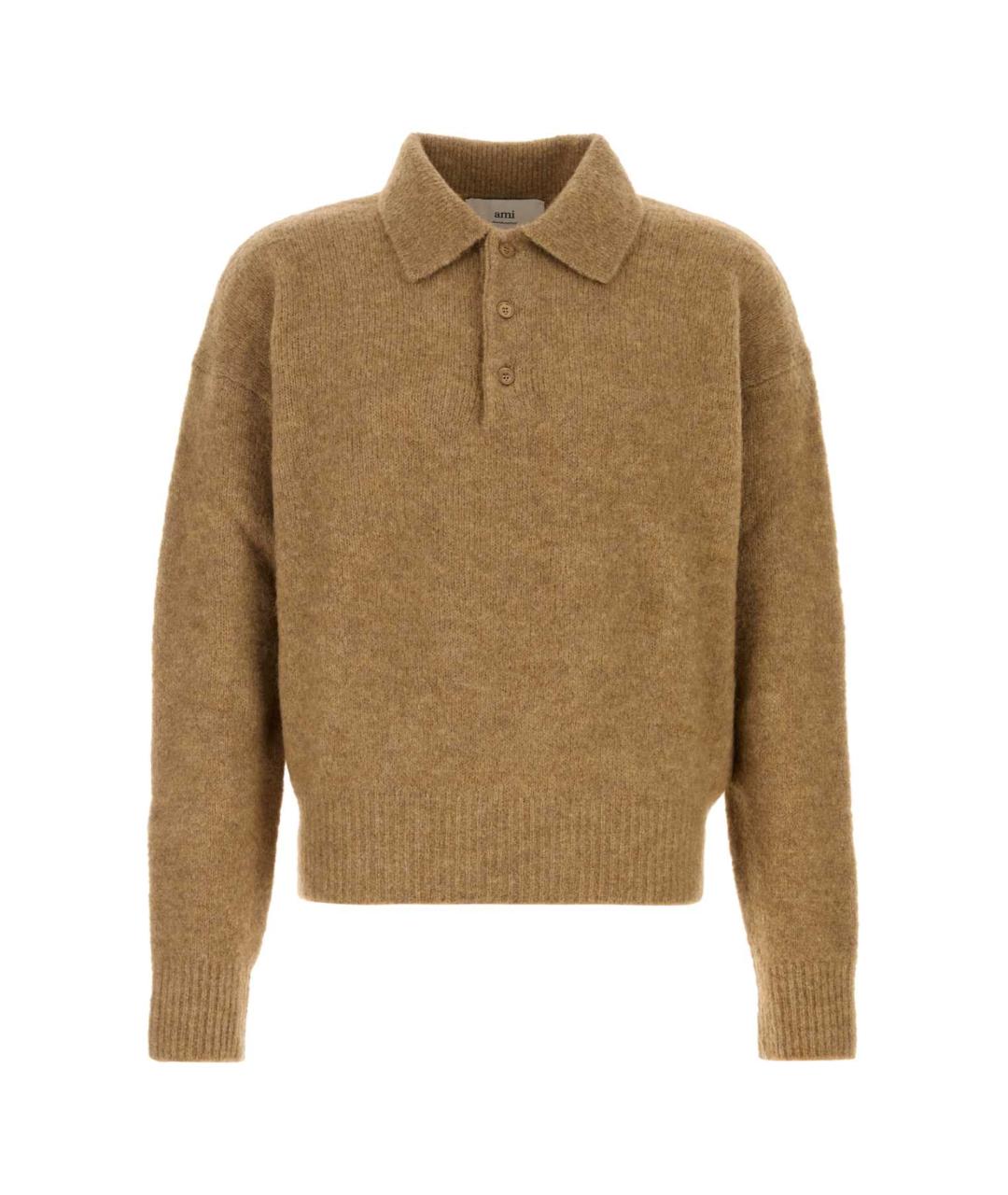 Ami Paris Бежевый джемпер / свитер, фото 1