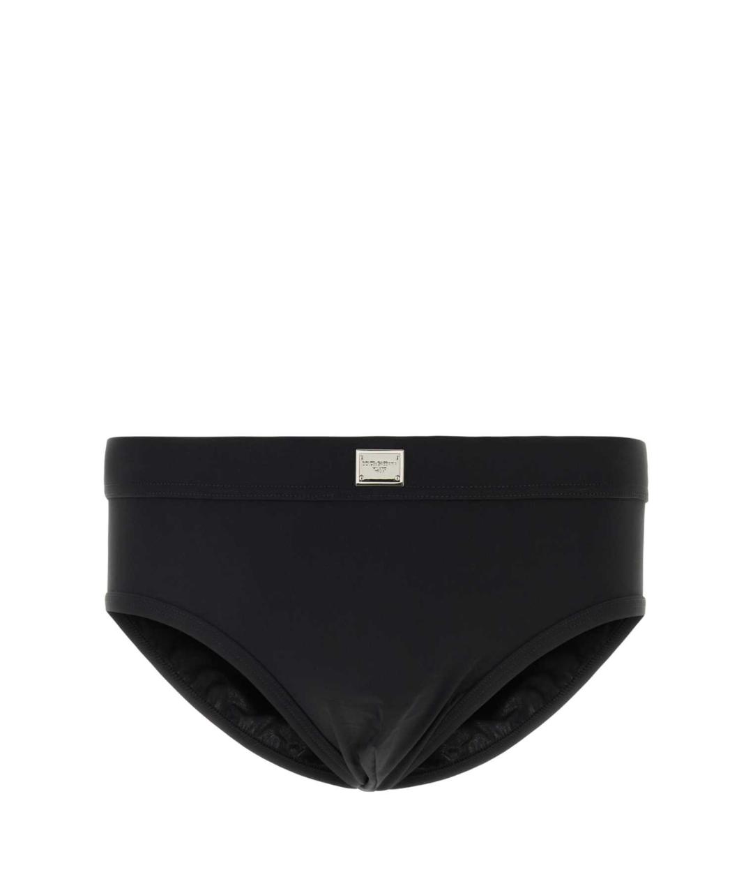 DOLCE&GABBANA Черные синтетические плавки, фото 1