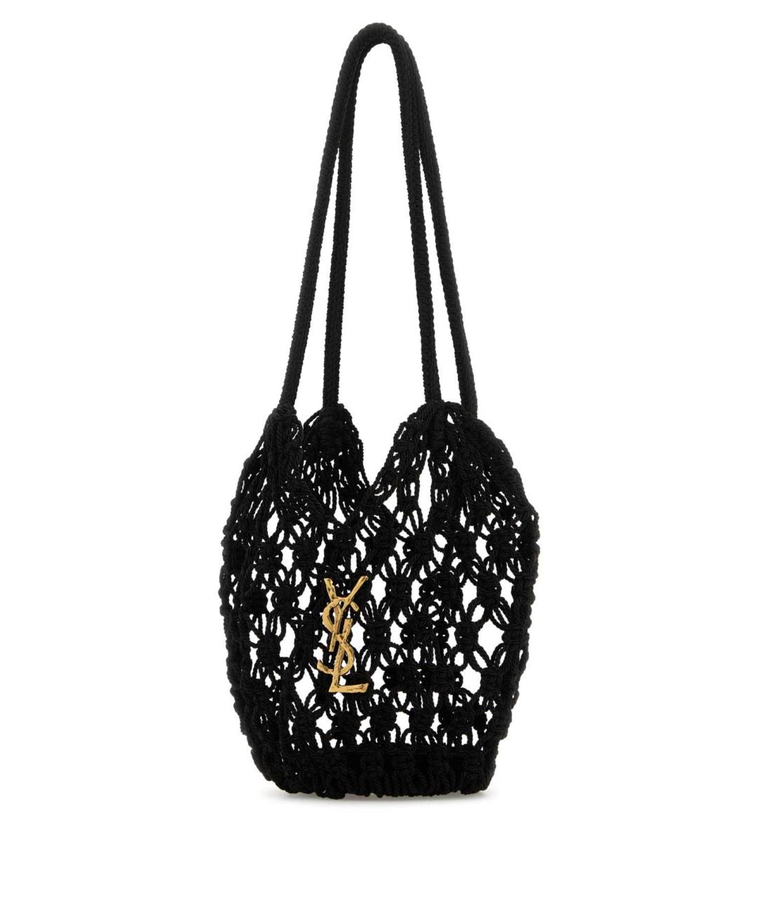 SAINT LAURENT Черная сумка тоут, фото 2