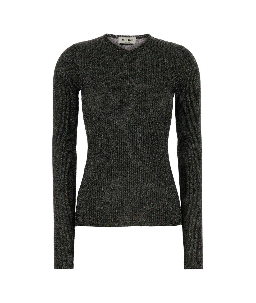 MIU MIU Мульти вискозный джемпер / свитер, фото 1