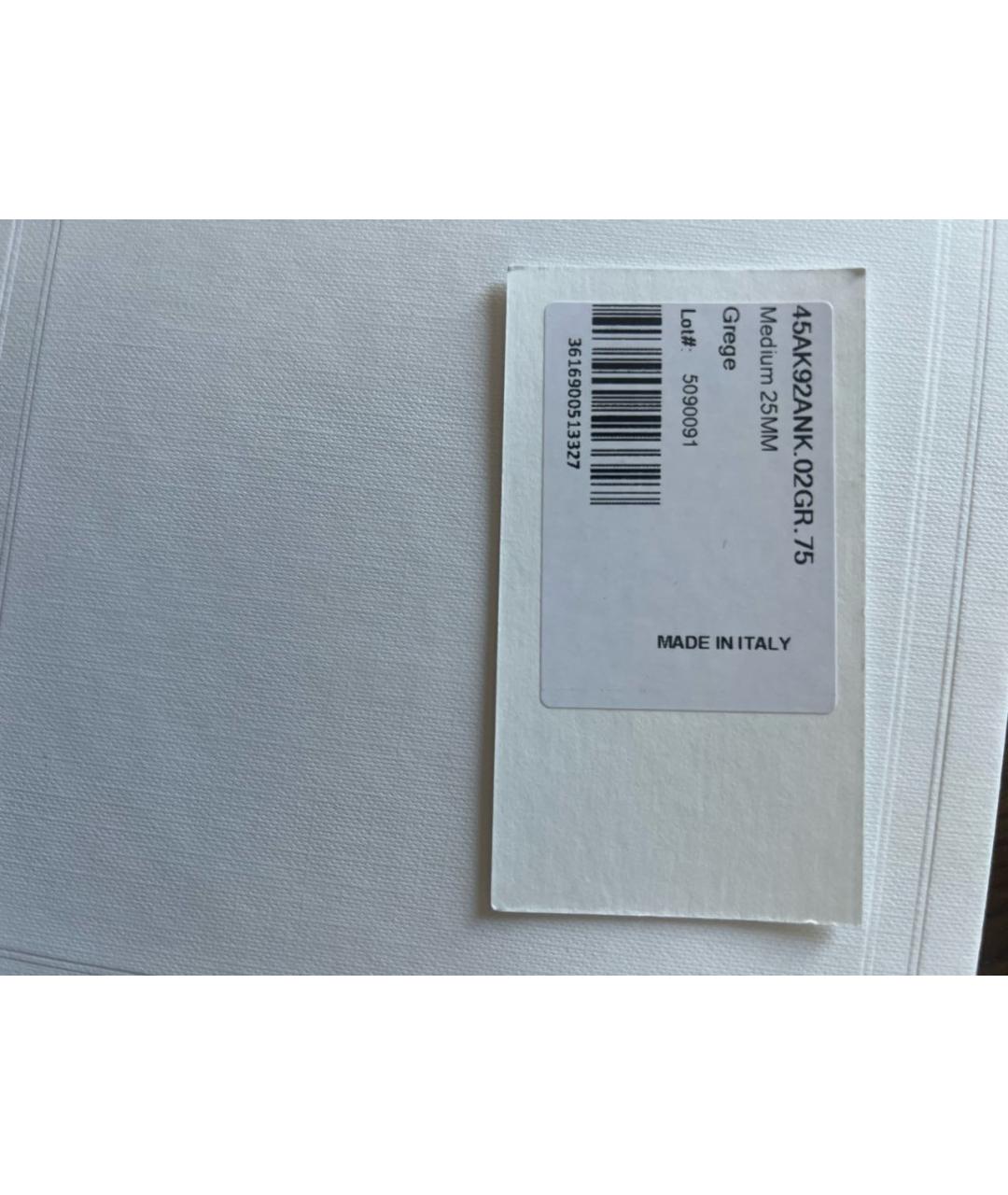 CELINE Бежевый кожаный ремень, фото 8