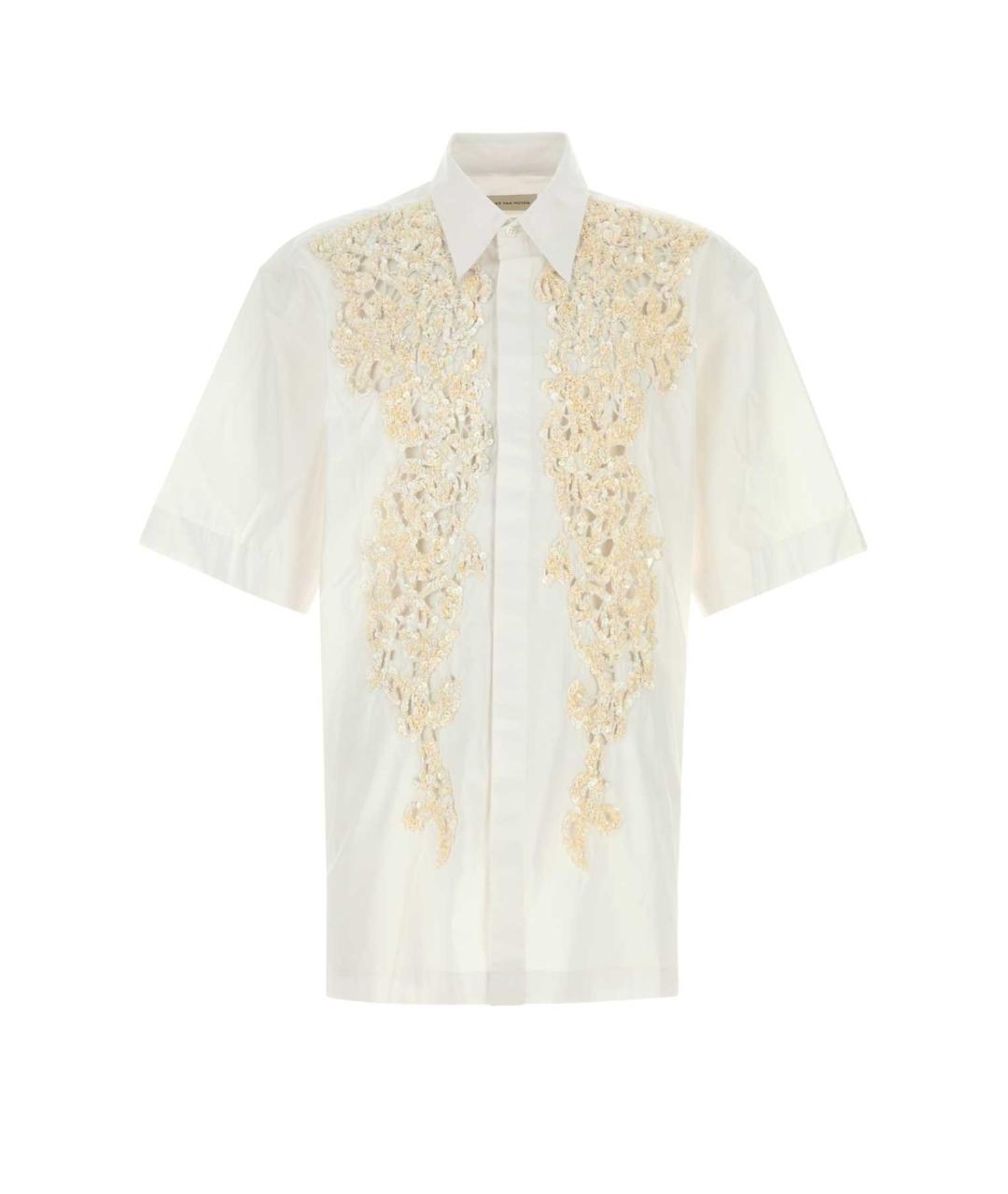 DRIES VAN NOTEN Белая хлопковая кэжуал рубашка, фото 1