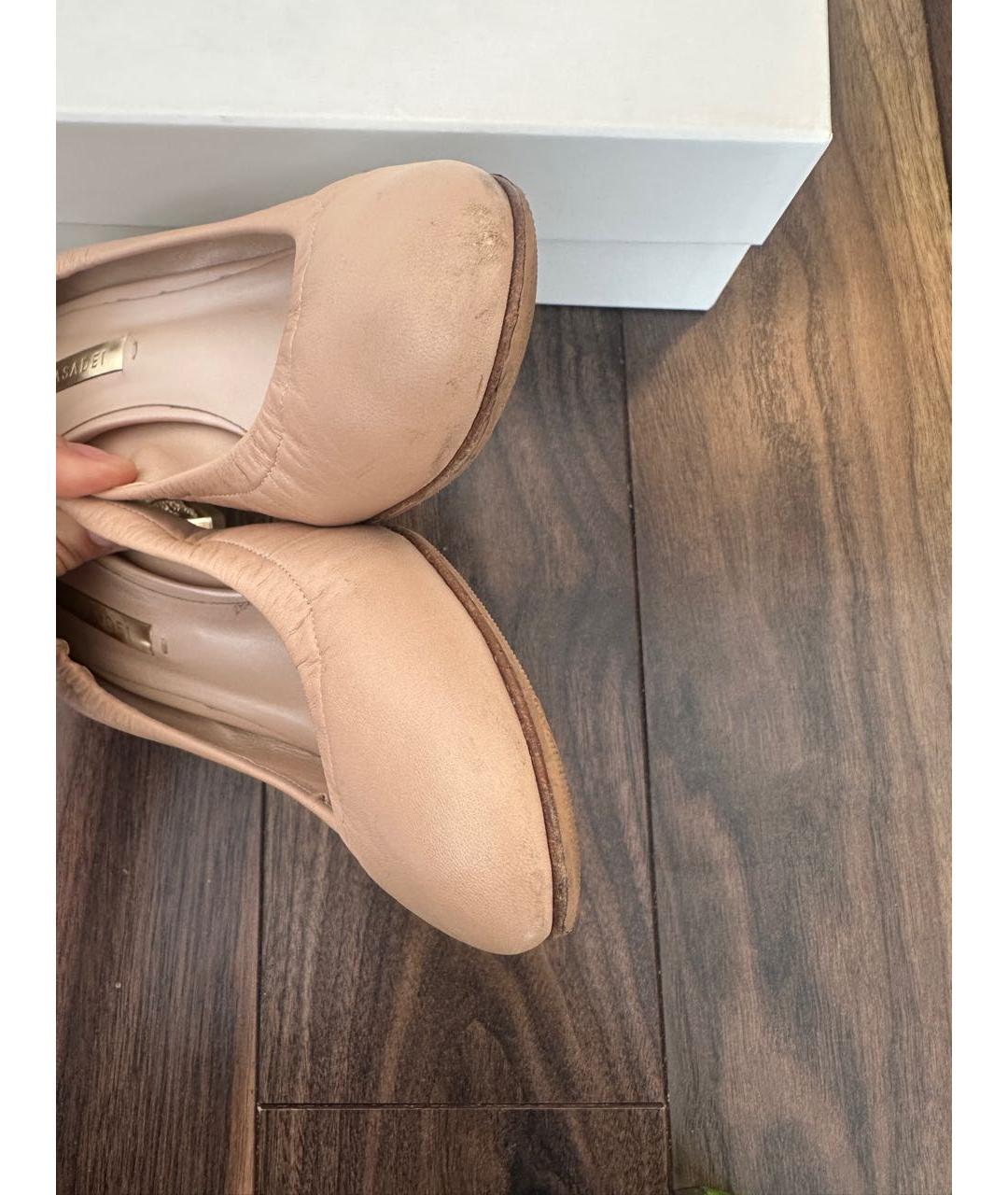 CASADEI Бежевые кожаные туфли, фото 8