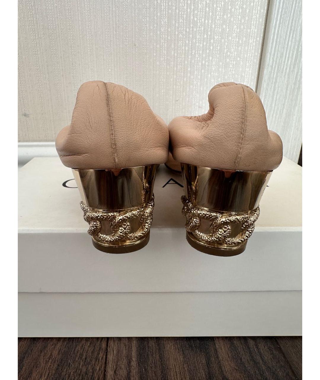 CASADEI Бежевые кожаные туфли, фото 4