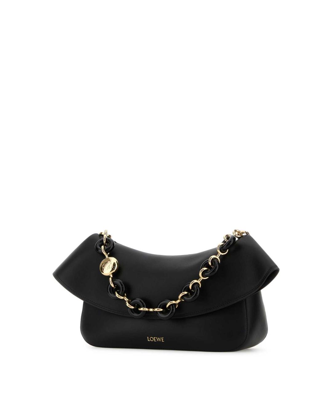 LOEWE Черная кожаная сумка через плечо, фото 2