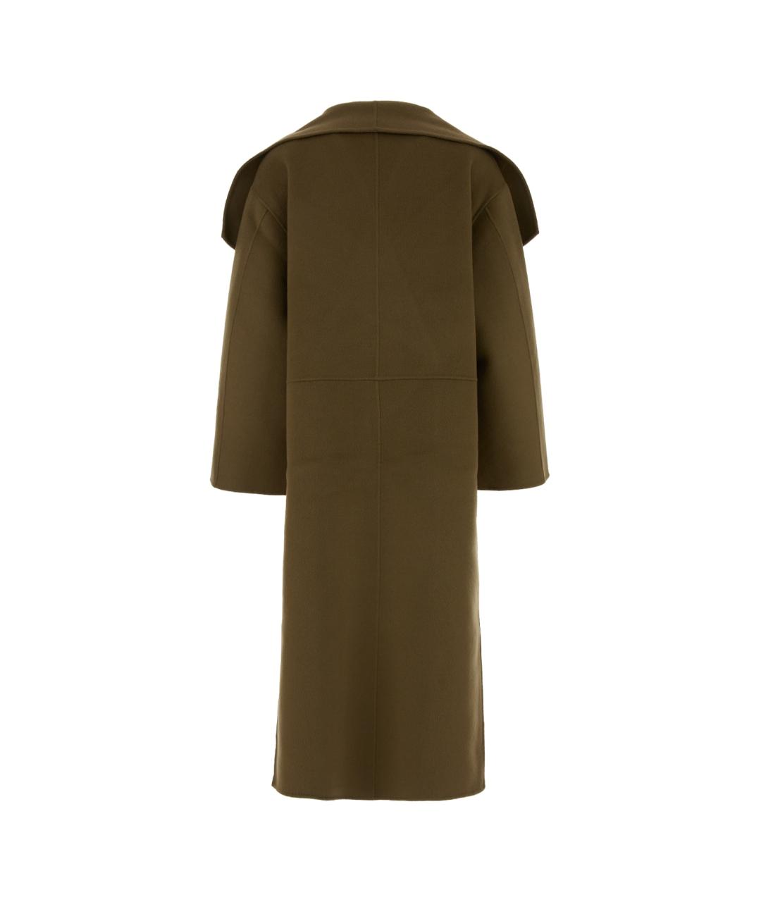 TOTEME Коричневое шерстяное пальто, фото 2