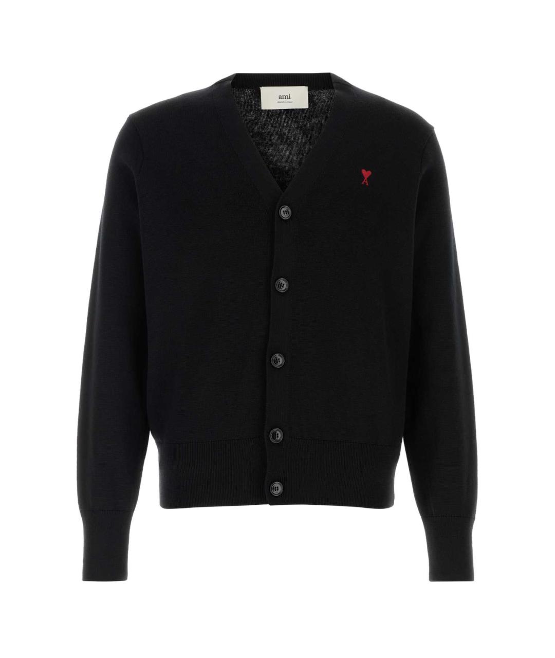 Ami Paris Черный шерстяной джемпер / свитер, фото 1