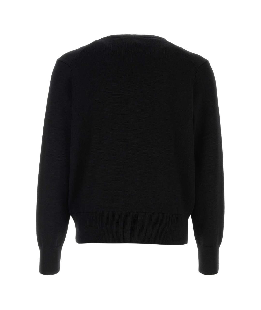 Ami Paris Черный шерстяной джемпер / свитер, фото 2