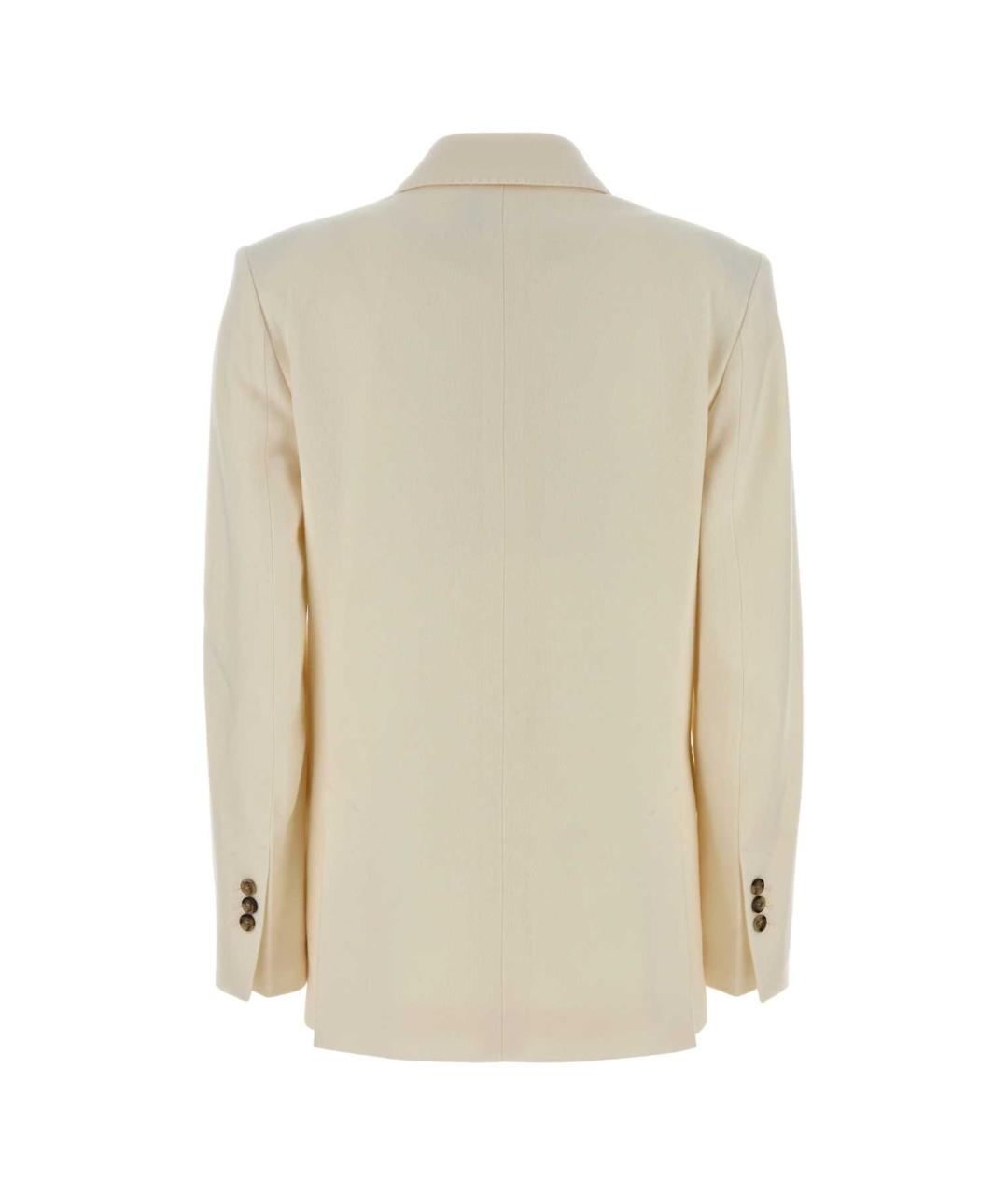 Ami Paris Бежевый шерстяной жакет/пиджак, фото 2