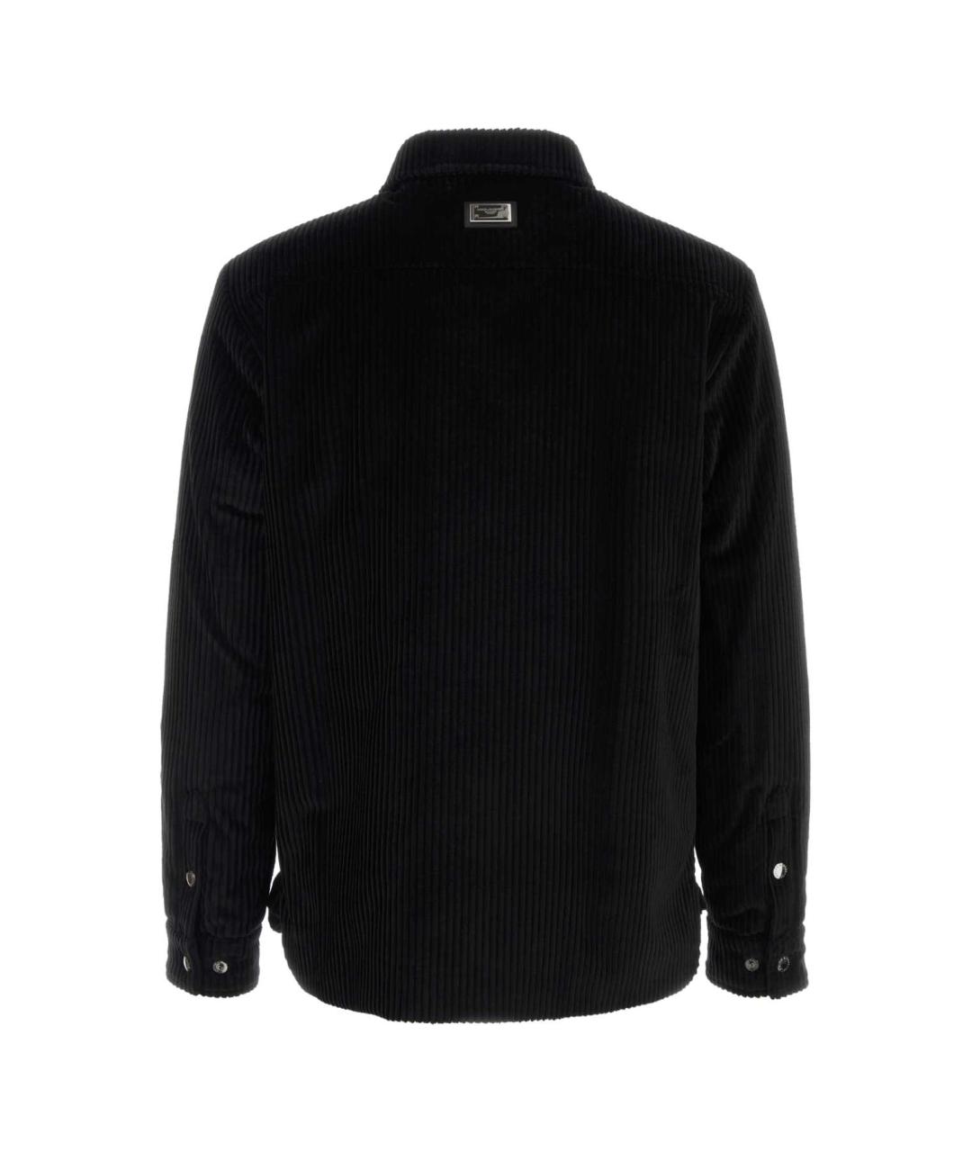 DOLCE&GABBANA Черная хлопковая куртка, фото 2