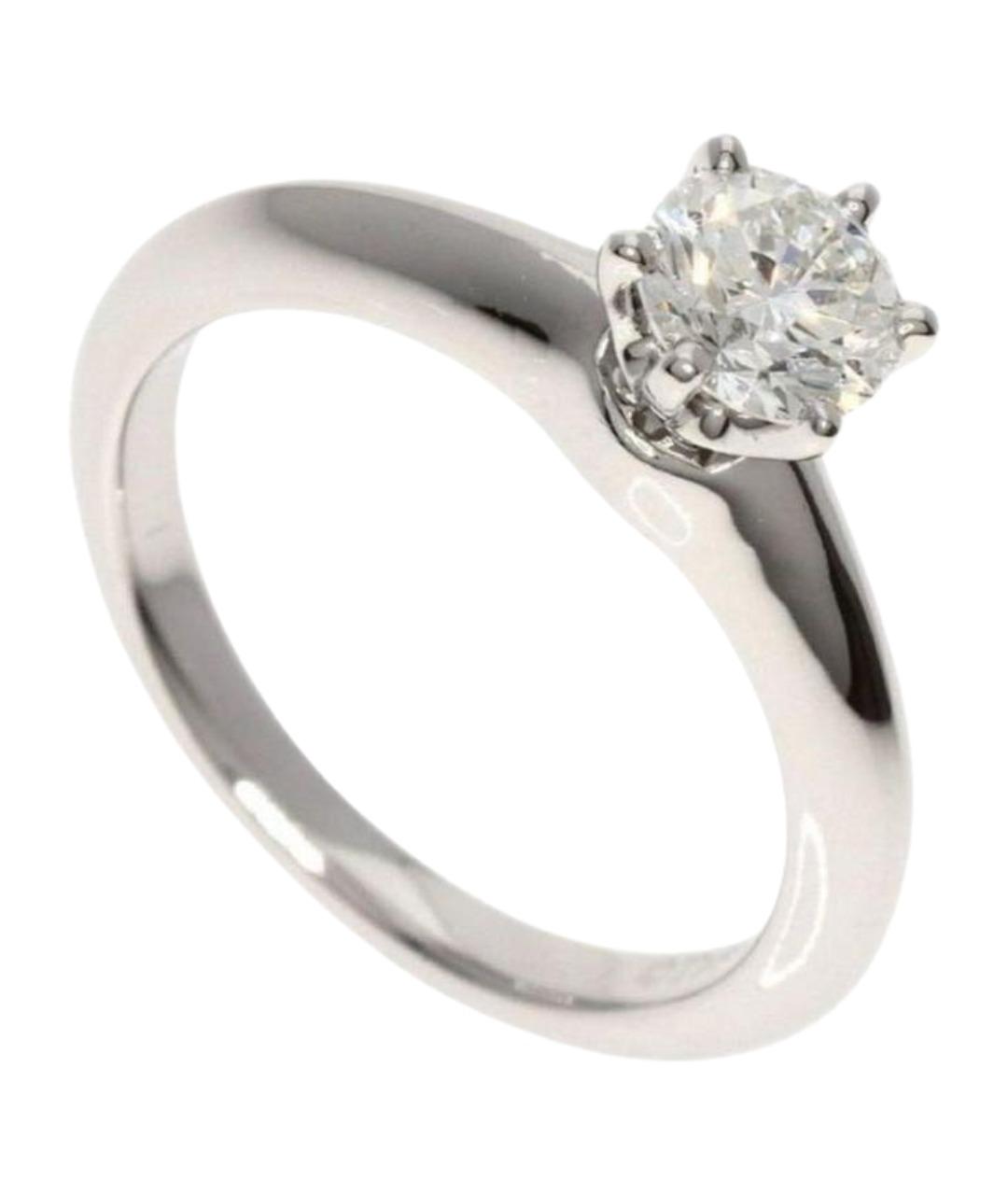 TIFFANY&CO Белое платиновое кольцо, фото 1