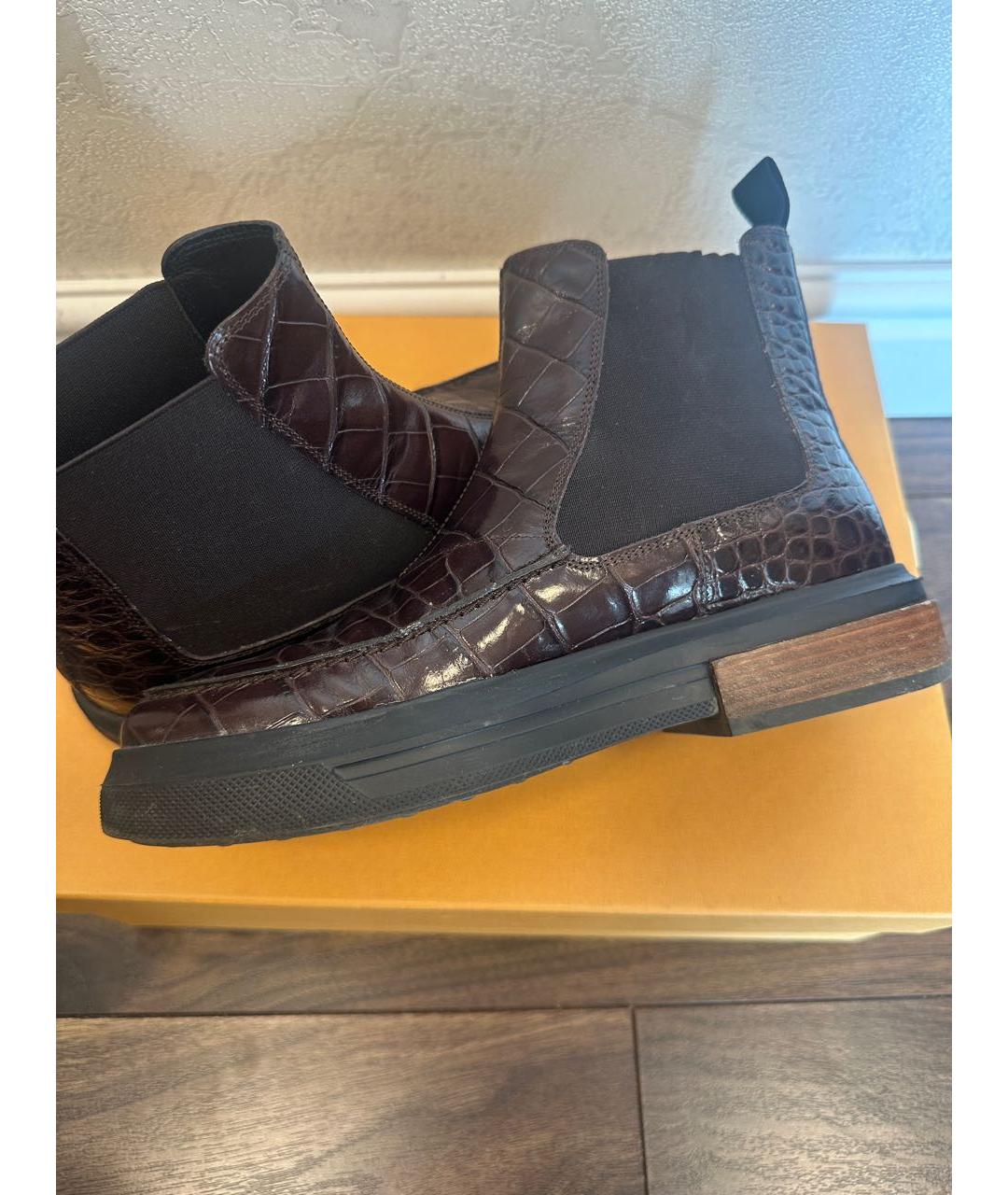 TOD'S Коричневые кожаные ботинки, фото 6