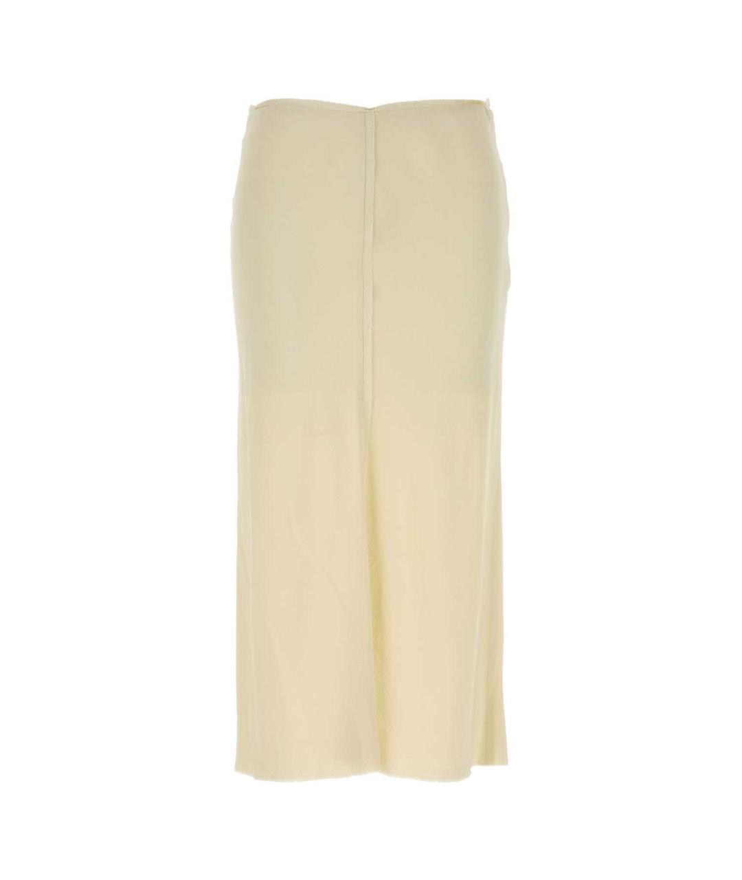 Ami Paris Белая вискозная юбка миди, фото 1