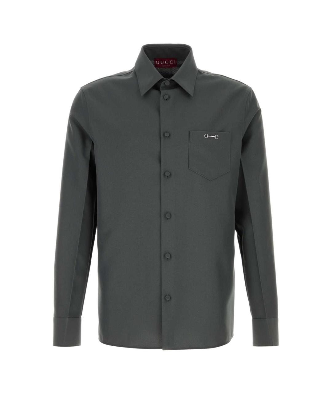 GUCCI Серая кэжуал рубашка, фото 1
