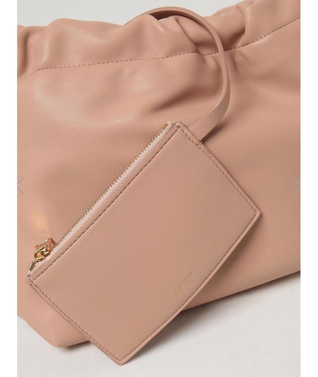 NO. 21 Бежевая сумка с короткими ручками, фото 3