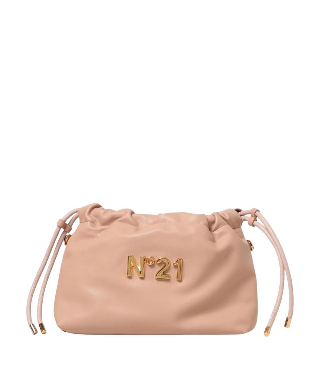 NO. 21 Бежевая сумка с короткими ручками, фото 1