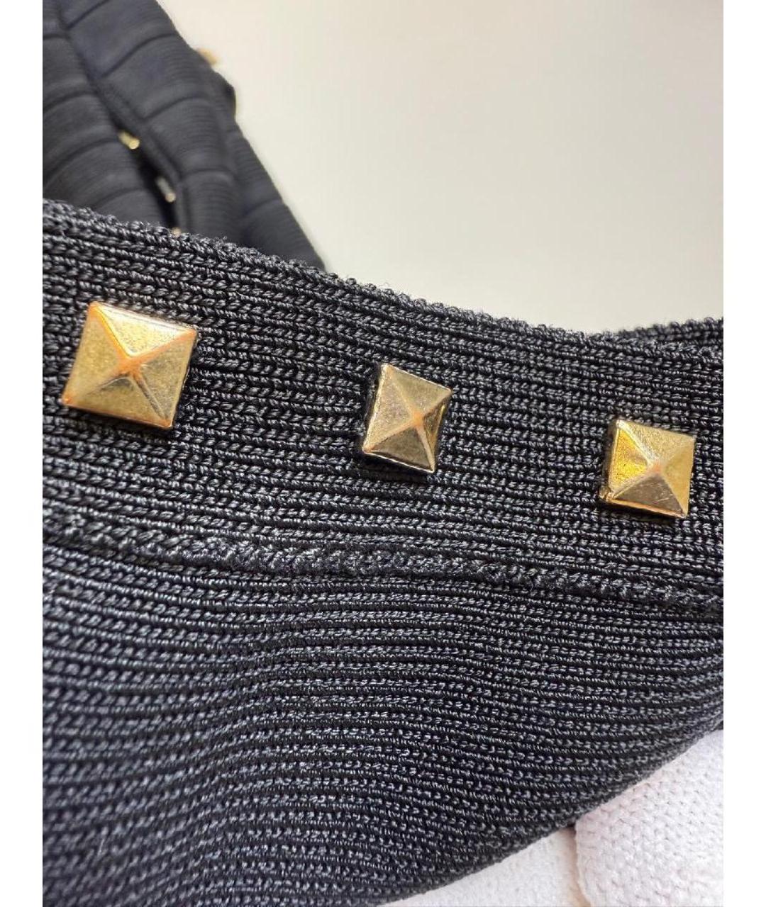 HERVE LEGER Черный вискозный жакет/пиджак, фото 5