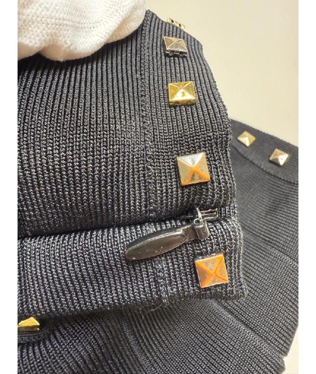 HERVE LEGER Черный вискозный жакет/пиджак, фото 8