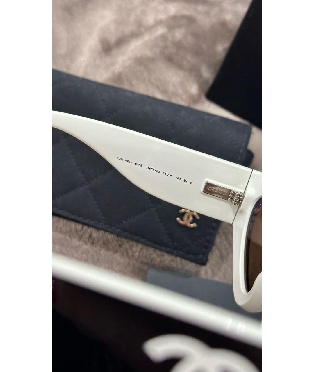 CHANEL Черные пластиковые солнцезащитные очки, фото 5