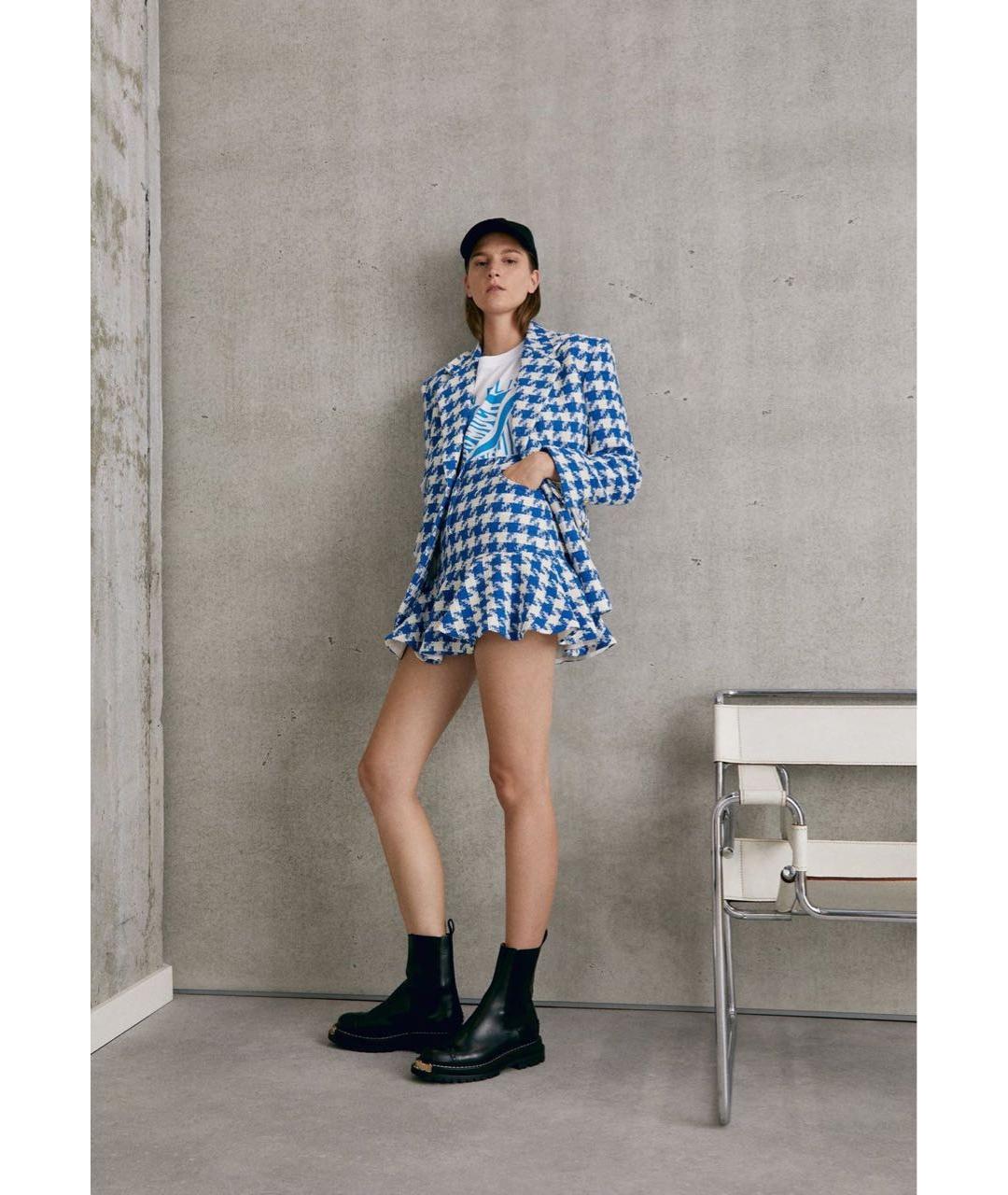 SANDRO Мульти хлопковая юбка мини, фото 4